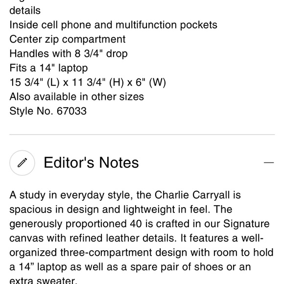 Charlie Carryall 40 with Matching Wallet - Picture 11 of 16